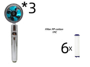 Propeller Driven Shower Head